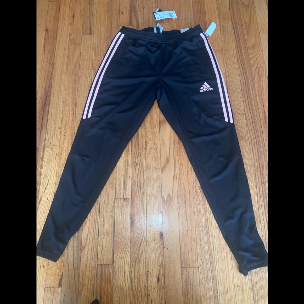 Adidas track pants black /pink